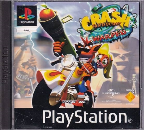Crash Bandicoot 3 Warped - PS1 (B Grade) (Genbrug)